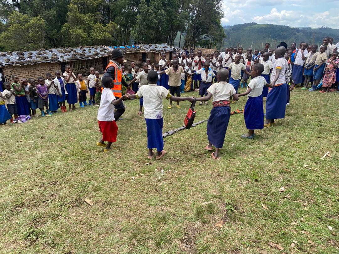Organisation des jeux récréatifs et créatifs EAE Rugezi zone affectée par le conflit armé Sud Kivi -Fizi